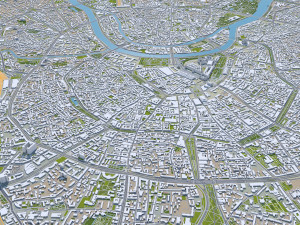 moscow city russia 150km Model 3D