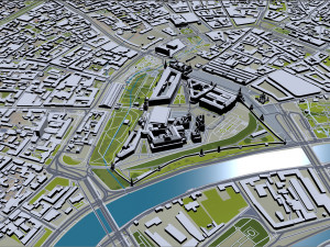 moscow city russia 150km Model 3D