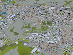 moscow city russia 150km Model 3D
