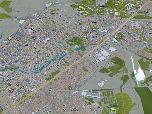moscow city russia 150km Model 3D