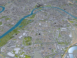 moscow city russia 150km Model 3D