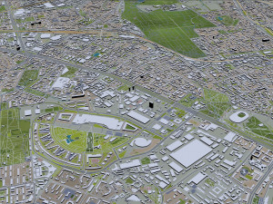 moscow city russia 150km Model 3D