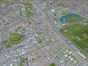 moscow city russia 150km Model 3D
