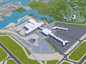 norfolk virginia city usa 40km 3D मॉडल