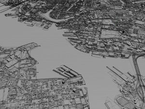 norfolk virginia city usa 40km 3D मॉडल