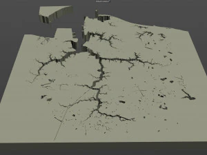 norfolk virginia city usa 40km 3D Model