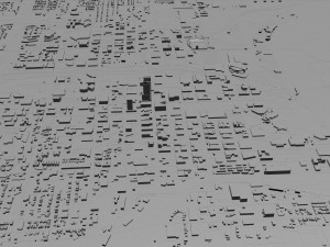 omaha city nebraska usa 75km 3D Модель