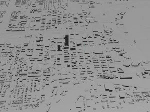 omaha city nebraska usa 75km 3D Model
