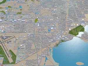 orlando city florida usa 80km 3D Модель