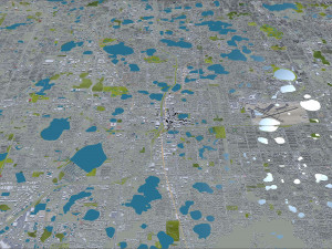 orlando city florida usa 80km 3D Модель