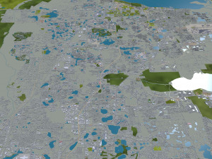 orlando city florida usa 80km 3D Модель