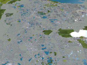 orlando city florida usa 80km 3D Model