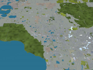 orlando city florida usa 80km 3D Модель