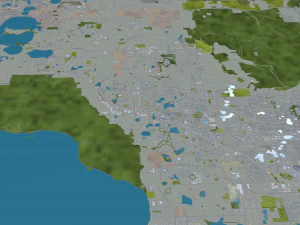 orlando city florida usa 80km 3D Model