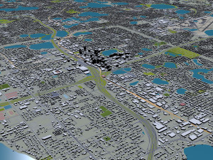 orlando city florida usa 80km 3D Модель