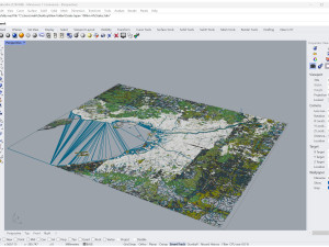 Osaka city japan 100km Modelo 3D