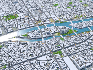 paris city france Modelo 3D