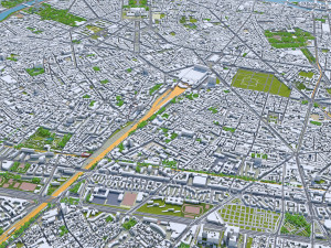 paris city france Modelo 3D