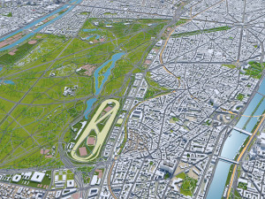 paris city france Modelo 3D