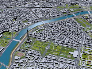 paris city france Modelo 3D