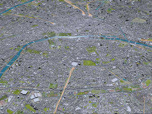 paris city france Modelo 3D