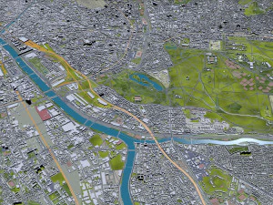 पेरिस शहर फ़्रांस 3D मॉडल