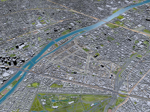 paris city france Modelo 3D