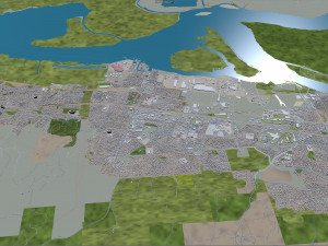 pittsburg city california usa Modèle 3D