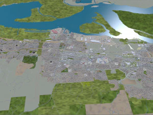pittsburg city california usa 3D Model