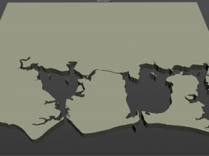 portsmouth city uk 35km 3D 模型