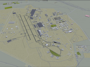 Qatar city 200km 3D Model