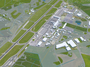 Riga city latvia 50km Model 3D