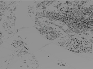 Riga city latvia 50km Model 3D
