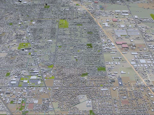 sacramento city california usa 100km 3D Model