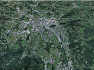 Salzburg city austria 50km 3D Model