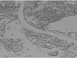 Salzburg city austria 50km 3D Model