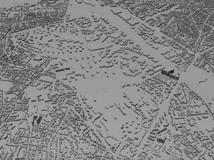 seine saint denis city grand paris 40km 3D मॉडल