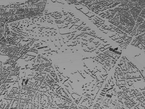 seine saint denis city grand paris 40km 3D Model