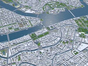 St petersburg city russia 150km Modèle 3D