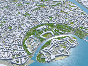 St petersburg city russia 150km Modèle 3D