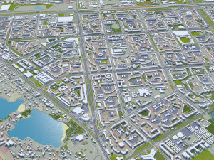 St petersburg city russia 150km Modèle 3D