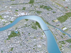St petersburg city russia 150km Modèle 3D
