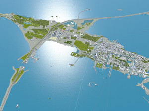 St petersburg city russia 150km Modèle 3D