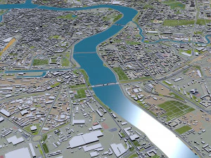 St petersburg city russia 150km 3D Model