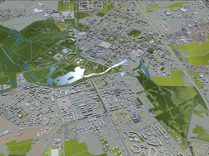 St petersburg city russia 150km Modèle 3D