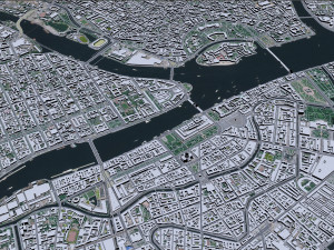 St petersburg city russia 150km Modèle 3D