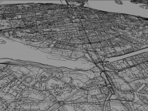 stockholm city sweden 120km 3D 모델