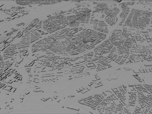strasbourg city france 50km 3D-Modell