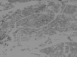 strasbourg city france 50km 3D Model