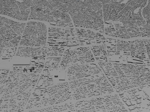tabriz city iran 50km Modèle 3D